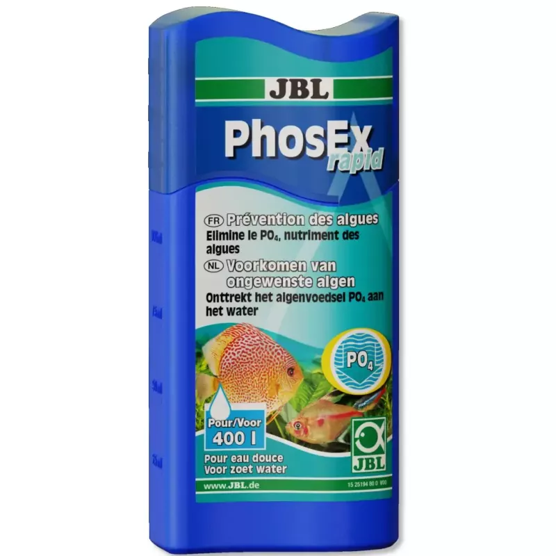 JBL Phosex Rapid, 100 ml - bactéries pour aquarium