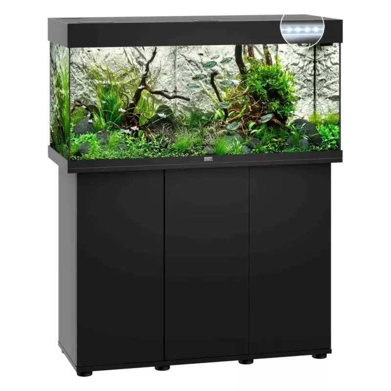 Juwel Rio 180 Led Noir - aquarium équipé avec meuble