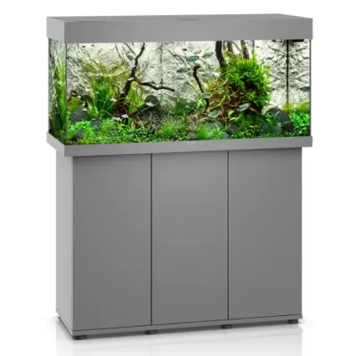 Juwel Rio 180 Led Gris - aquarium équipé avec meuble