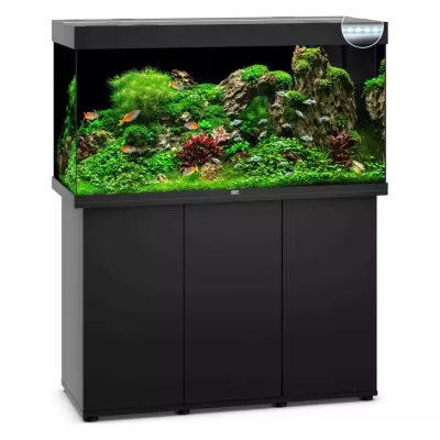 Juwel Rio 350 Led Noir - aquarium équipé avec meuble