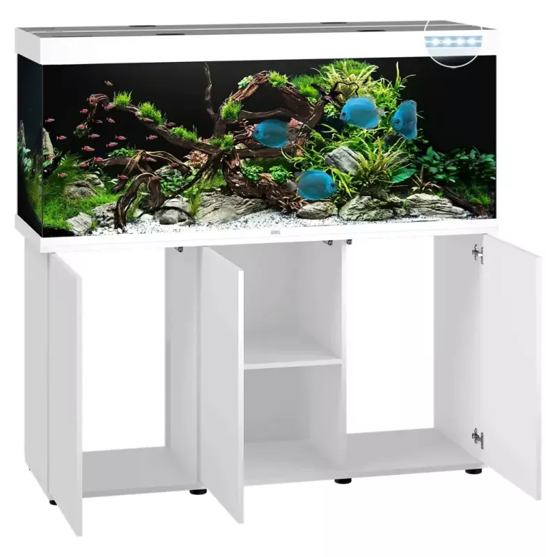 Juwel Rio 450 Led Blanc - aquarium équipé avec meuble