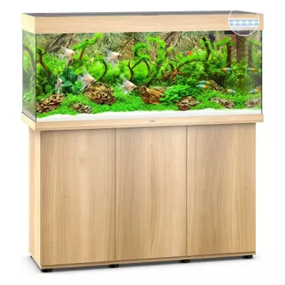 Juwel Rio 240 Led Chêne Clair - aquarium équipé avec meuble