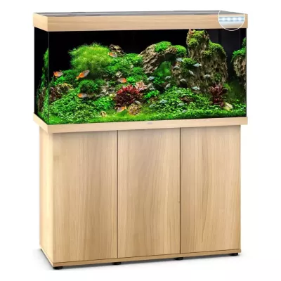 Juwel Rio 350 Led Chêne Clair - aquarium équipé avec meuble