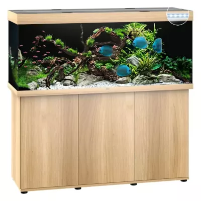 Juwel Rio 450 Led Chêne Clair - aquarium équipé avec meuble