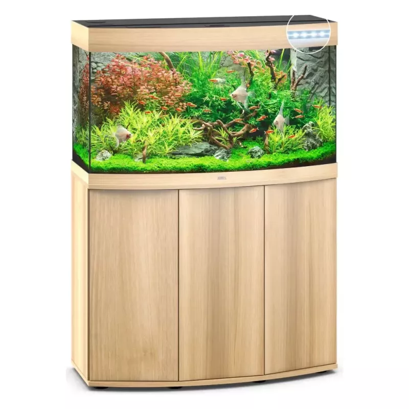 Juwel Vision 180 Led Chêne Clair - aquarium équipé avec meuble