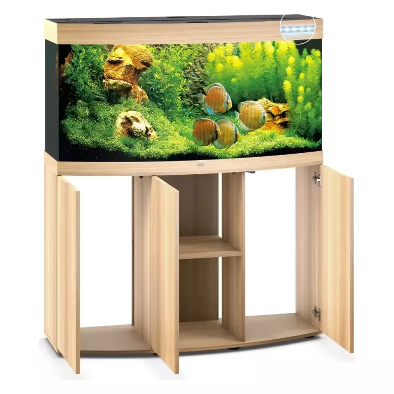 Juwel Vision 260 Led Chêne Clair - aquarium équipé avec meuble