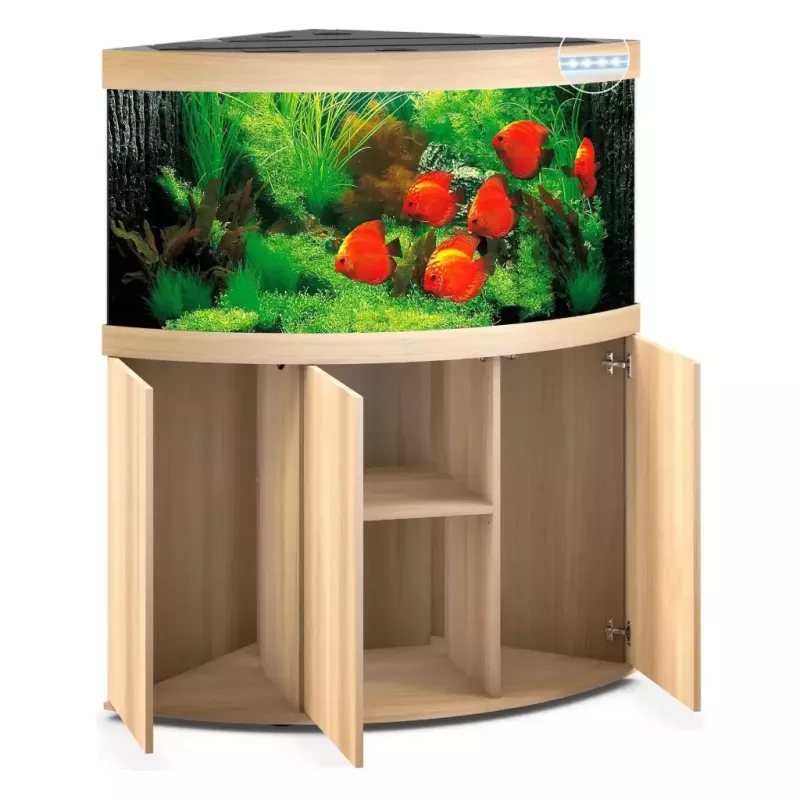 Juwel Trigon 350 Led Chêne Clair - aquarium équipé avec meuble