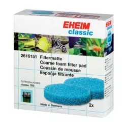 Lot de 2 mousses bleues pour Eheim Classic 350