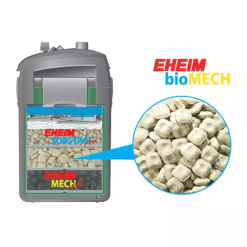 Eheim Bio Mech, 1 litre - masse biologique et mécanique